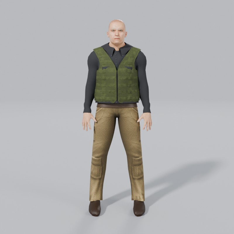 Dave, overlander, front view