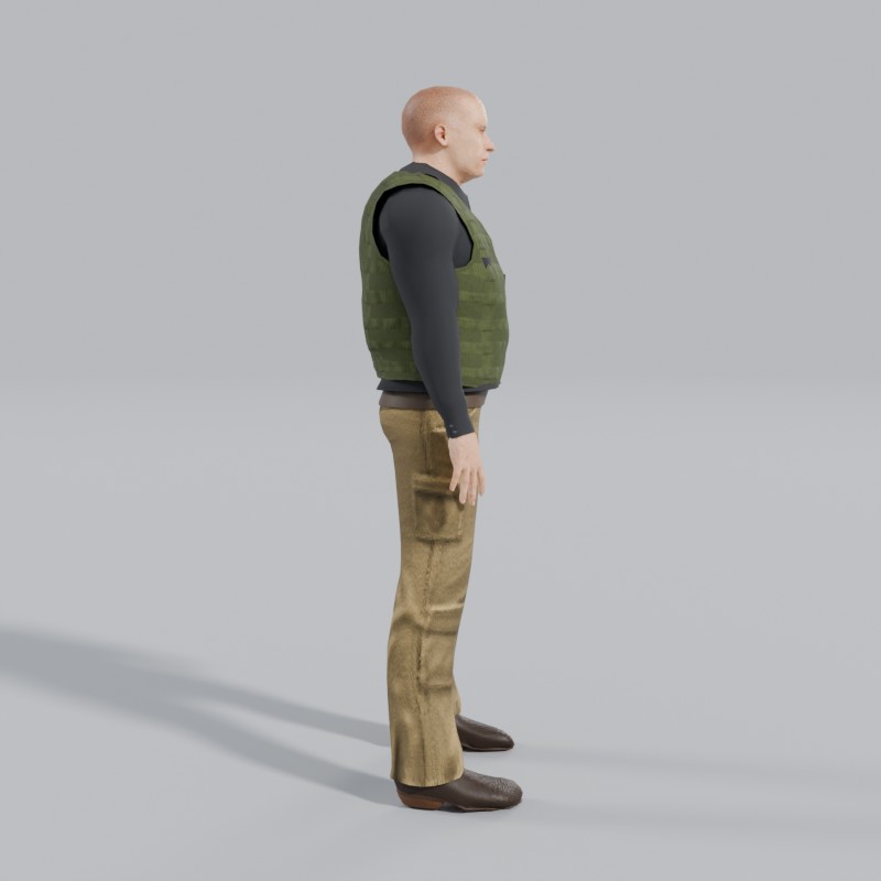 Dave, overlander, left view