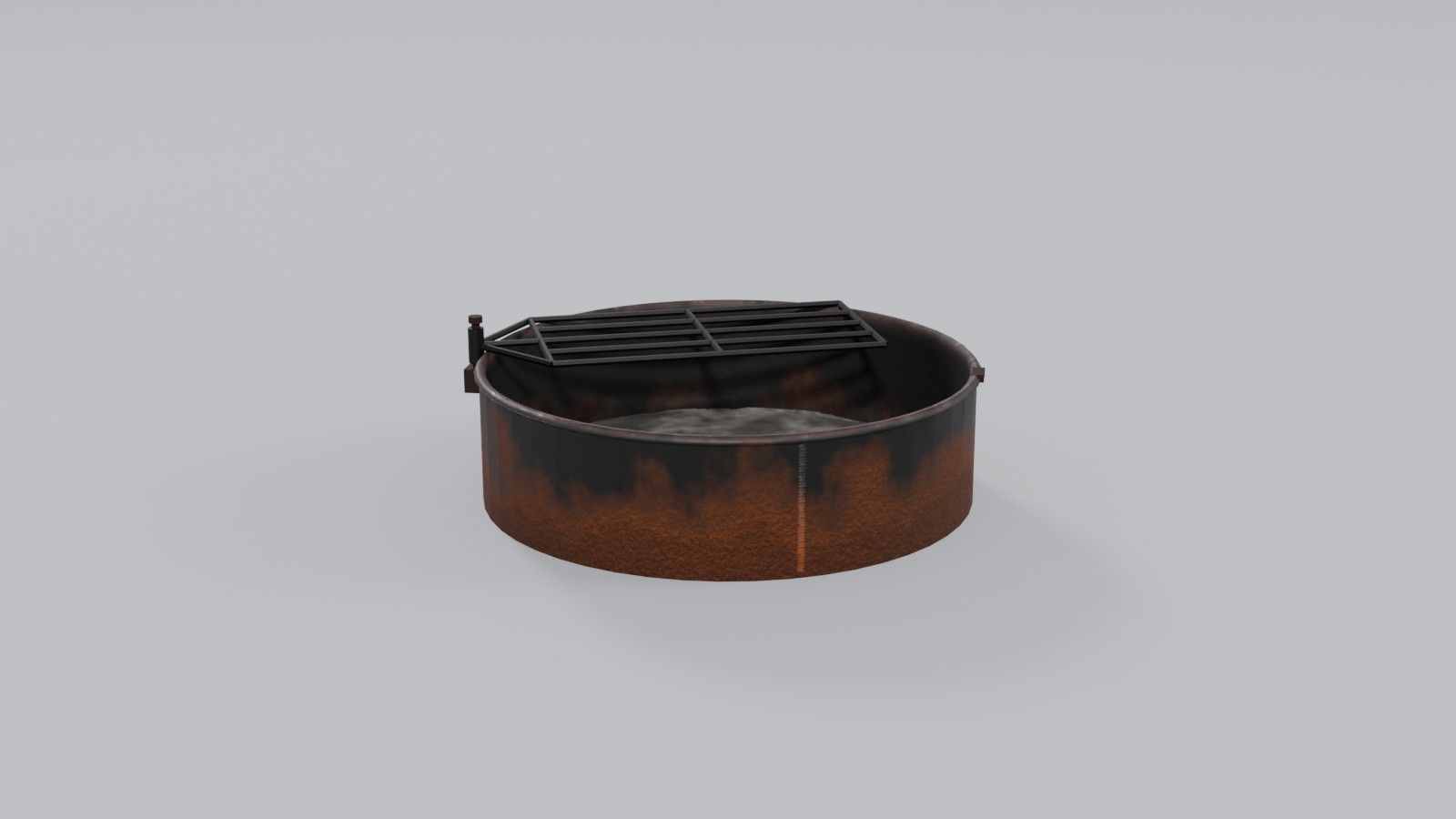 Forest Service steel campfire ring