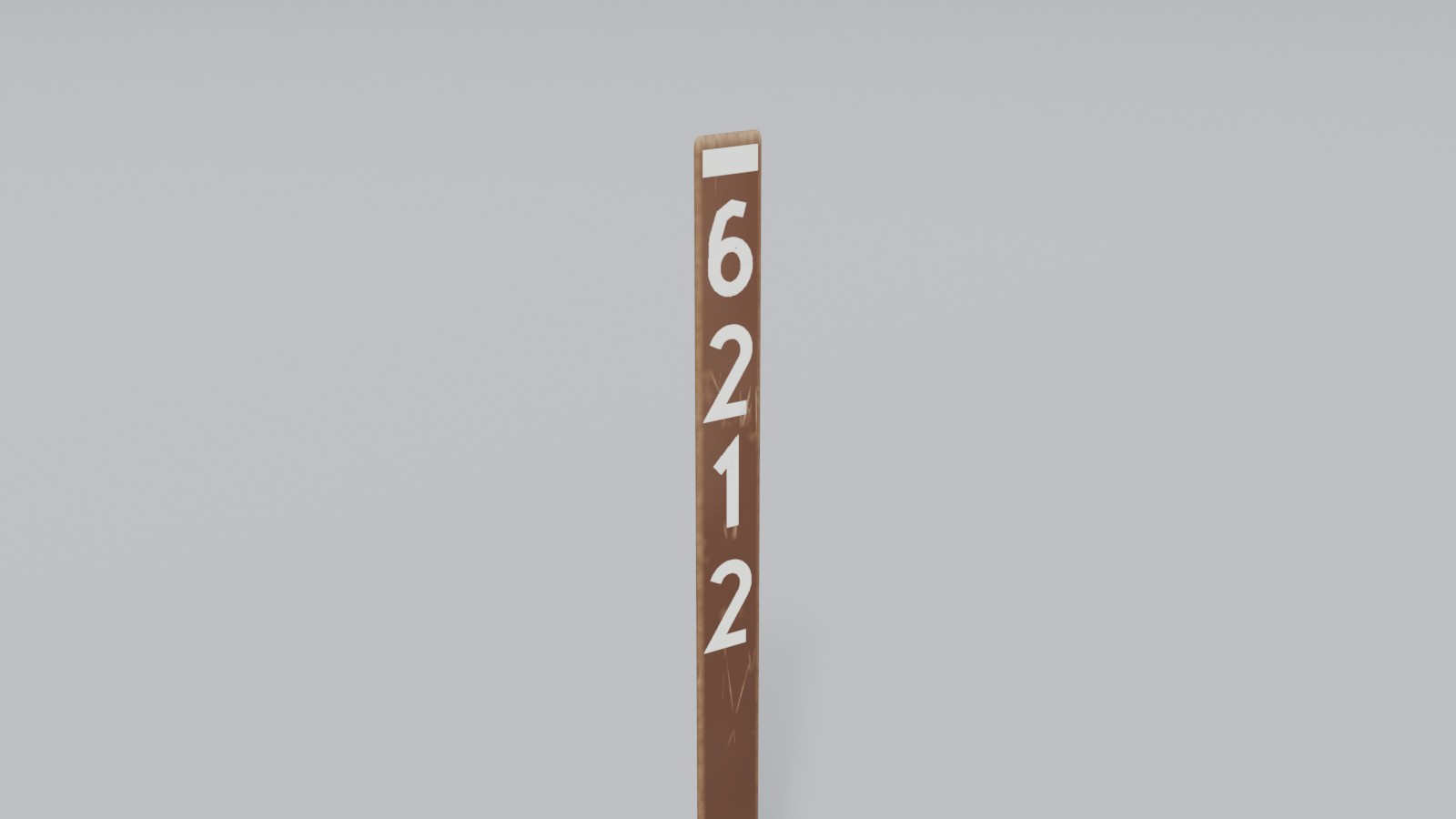 Forest Service road-number post