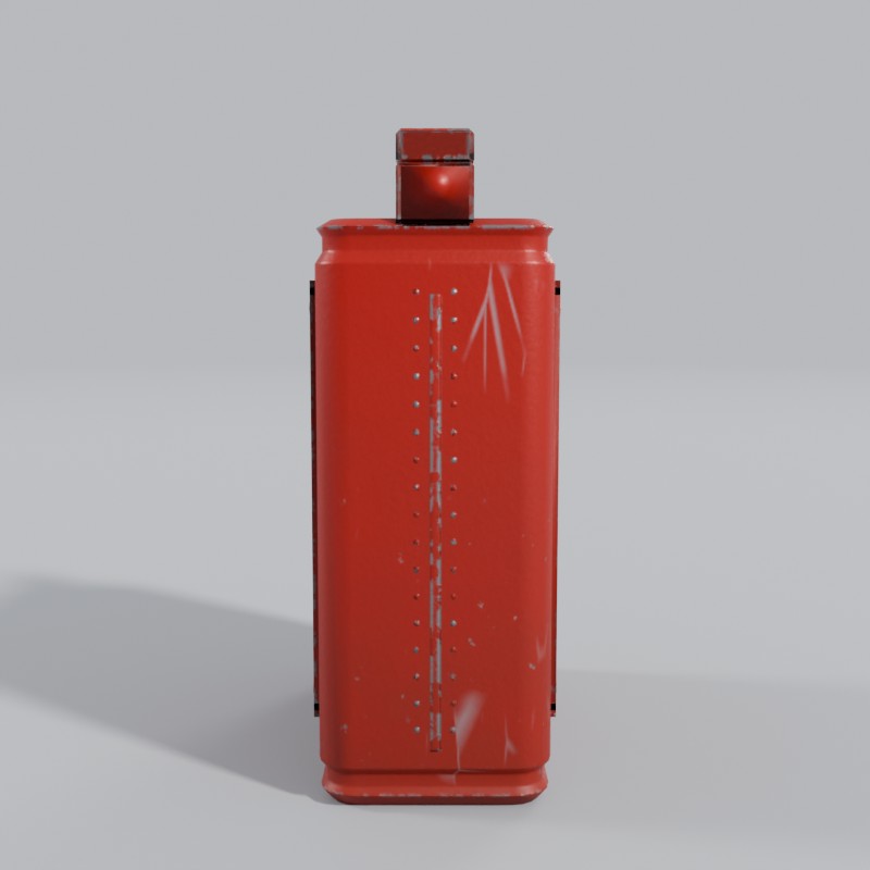 20-liter steel jerry can, left view