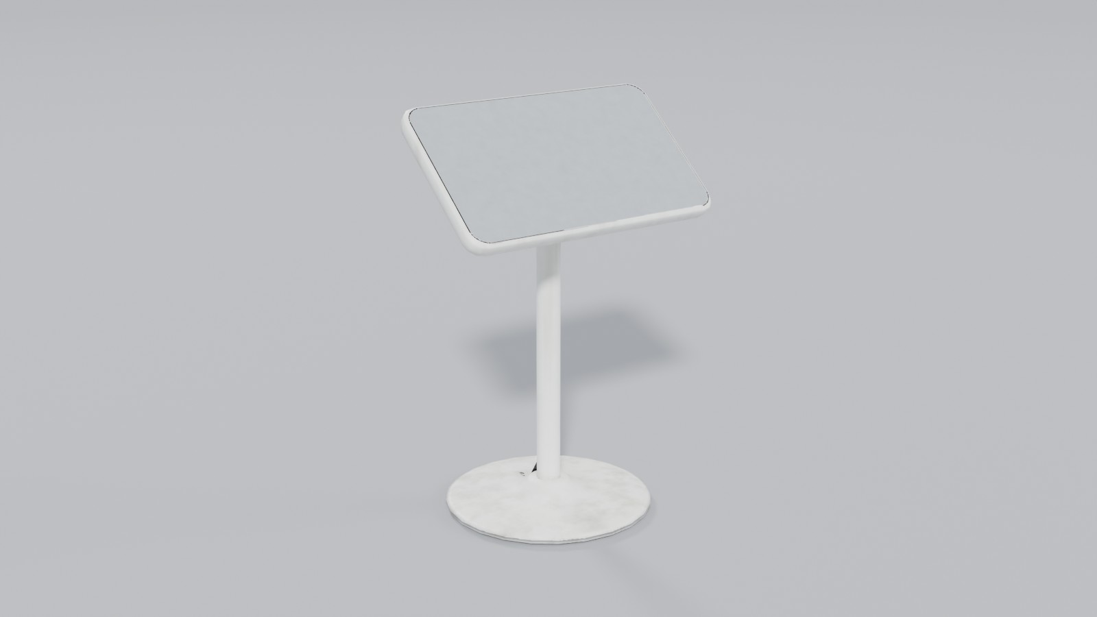 Satellite internet dish on a mast (generic)
