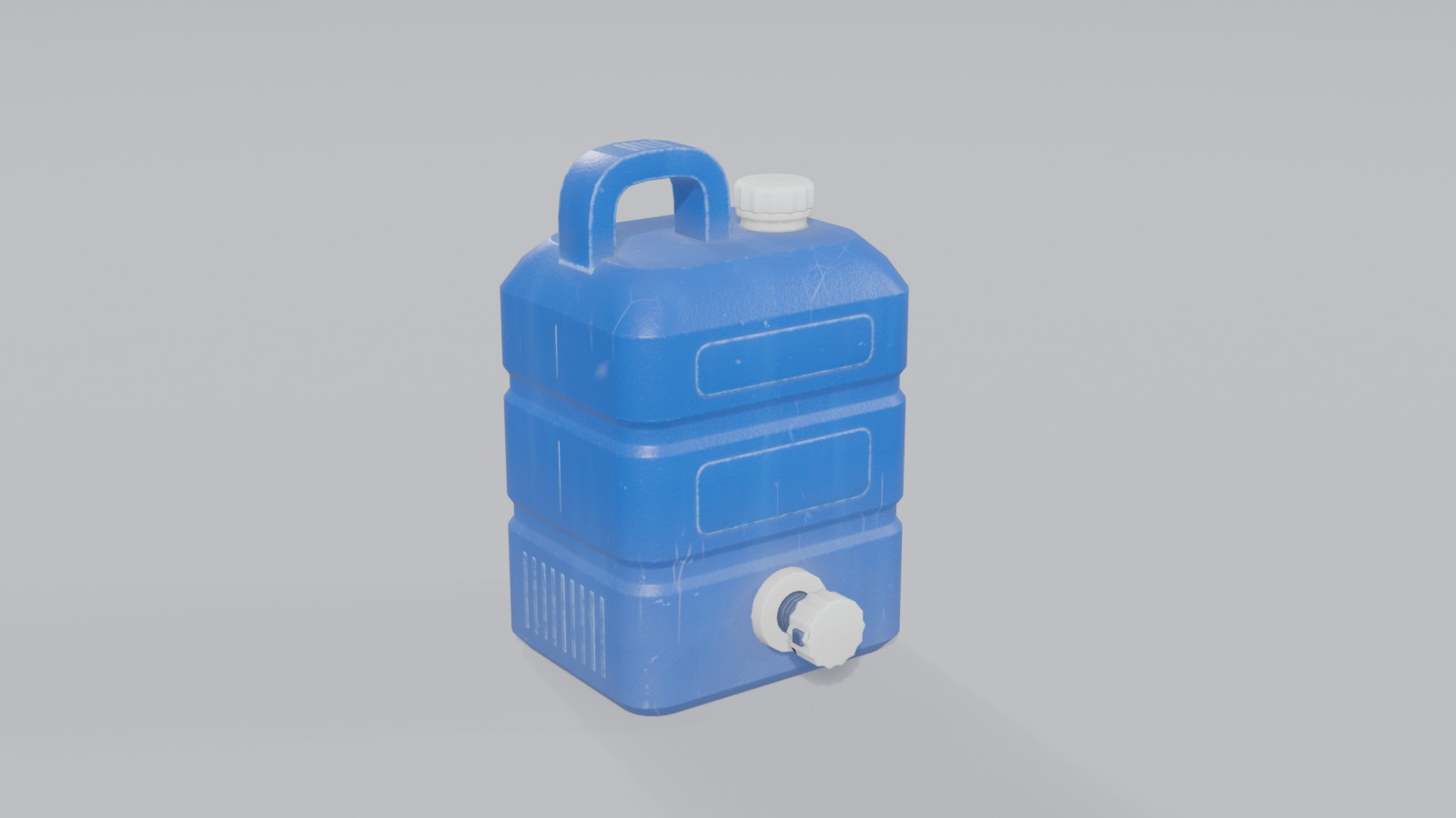 7-gallon blue water jug