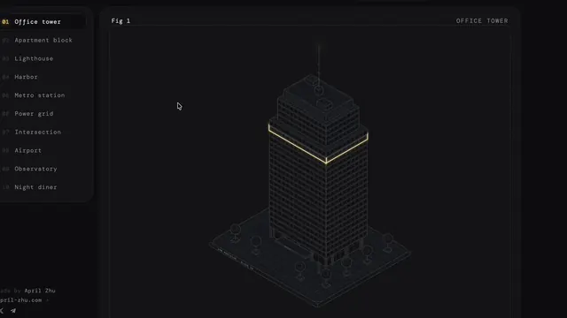 A frame from @Aprilzz423's post about Isometric cities