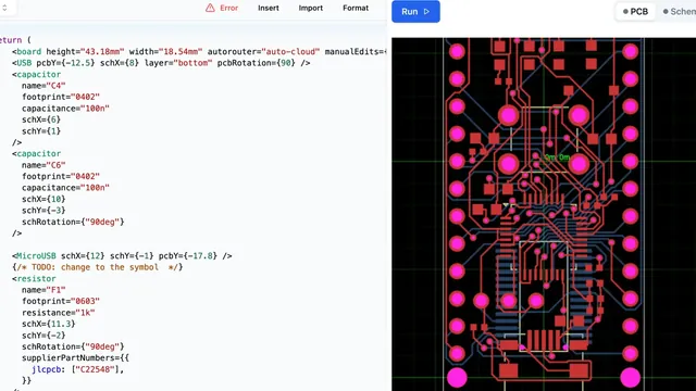 A frame from @seveibar's post about tscircuit